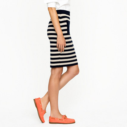 Stripe sweater-skirt1